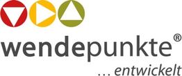 Logo mit drei Kreisen und dem Text "wendepunkte entwickelt".