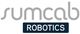 Logo mit dem Schriftzug "sumcab ROBOTICS" in Grau und Weiß auf dunklem Hintergrund.