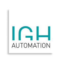 Logo mit türkisem "IGH" und schwarzem "AUTOMATION" auf weißem Hintergrund.