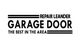 "Logo with text: 'Repair Leander Garage Door - The Best in the Area' in bold black letters."