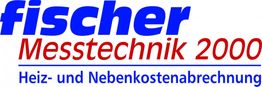 Logo von Fischer Messtechnik 2000, Heiz- und Nebenkostenabrechnung in blau und rot.