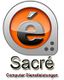 Logo mit einem stilisierten Buchstaben "é" und Text "Sacré Computer Dienstleistungen".
