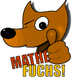 Illustration eines Fuchses mit Daumen hoch und dem Text "MATHE FUCHS!" darunter.