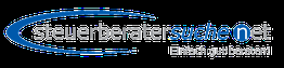 Logo mit Text: "steuerberatersuche.net" und "Einfach gut beraten!".