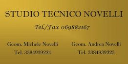Studio Tecnico Novelli, contatti: Tel/Fax 069882167, Geom. Michele e Andrea Novelli con numeri.