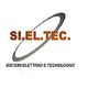 Logo SI.EL.TEC. con testo "Sistemi Elettrici e Tecnologici" su sfondo bianco.