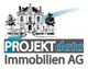 Logo der Projektdata Immobilien AG mit Herrenhaus und Schriftzug.