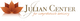Logo of Julian Center with a lotus flower design.