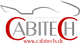 Logo von Cabitech mit Auto-Kontur und Schriftzug: "Car- & Bike-Technik, www.cabitech.de".