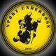 Gelbes Logo mit "Sport Underdogs" und zwei kämpfenden Personen, Jahreszahl 2010.