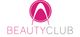 Logo mit stilisiertem Buchstaben A in Pink, darunter steht "BEAUTYCLUB".