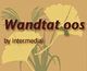 Auf dem Bild steht "Wandtattoos by Intermedial" vor einem Hintergrund mit gelben Blumen.