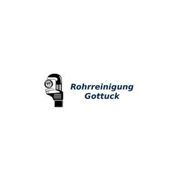 Logo der Firma Rohrreinigung Gottuck mit einem stilisierten Schraubenschlüssel links.