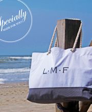 Strandtasche mit Monogramm