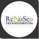 Logo mit dem Text "ReNoSeo Fachinformation" in bunten Buchstaben auf weißem Hintergrund.