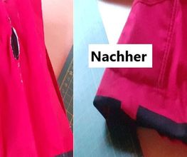 Arbeitshose Riss flicken