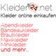 Textgrafik "Kleider24.net" mit Kategorien für Abend-, Ball-, Braut-, Maxi-, Minikleider und mehr.