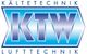 Logo mit blauem KTW-Schriftzug, umringt von "Kälte- und Lufttechnik" auf weißem Hintergrund.