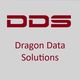 DDS-Logo mit Schriftzug „Dragon Data Solutions“ in Rot auf grauem Hintergrund.