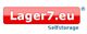 Rotes Lager7.eu-Logo mit blauem „Selfstorage“-Text darunter.