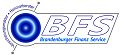 Logo der Brandenburger Floor Series mit blauen Kreisen und Schriftzug "BFS" in Blau und Schwarz.