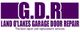 G.D.R logo for Land O'Lakes Garage Door Repair, featuring repair and replacement services.