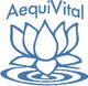 Blaues Lotus-Logo mit "AequiVital" darüber.