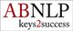 Logo mit der Aufschrift "ABNLP keys2success" in roter und schwarzer Schrift.