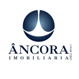 Logotipo da Âncora Imobiliária com um ícone azul e texto lateral "CRECI: 4914-J".
