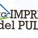 Logo di "Impresa del Pulito" con casa, sole e foglie stilizzate.