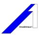 Logo mit blauer und weißer Linie, zeigt die Zahl 1; Text: "Anwaltshaus1".
