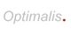 Text: "Optimalis" in Grau mit einem roten Punkt auf weißem Hintergrund.