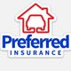 Preferred Insurance logo with a red house and car outline above the text.