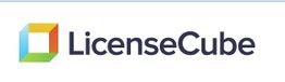 LicenseCube logo with a colorful geometric cube and text on a white background.