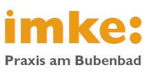 Logo mit Text: "imke: Praxis am Bubenbad".