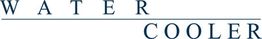 Text: "WATER COOLER" unterstrichen, stilvolle Schriftart.