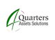 Logo mit Text "4 Quarters Assets Solutions" in Schwarz und Grün auf weißem Hintergrund.