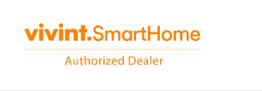 Vivint SmartHome logo with "Authorized Dealer" text in orange.