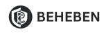 Logo mit einem stilisierten Bären und dem Wort "BEHEBEN" daneben.