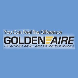 Golden Aire logo with slogan "You Can Feel The Difference".