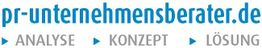 pr-unternehmensberater.de Logo mit den Wörtern Analyse, Konzept, Lösung.