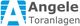 Logo von Angele Toranlagen mit einem stilisierten blauen "A".