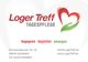 Visitenkarte mit Logo von Loger Treff Tagespflege und Kontaktdaten für Eydelstedt, Deutschland.