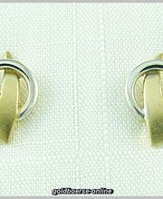 Ohrstecker in 9 kt. Gelbgold mit Rubin