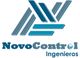 Logotipo de NovoControl Ingenieros con diseño geométrico azul y gris.