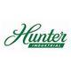 Hunter Industrial logo with green cursive and block text on a white background.