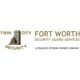 Twin City Security Fort Worth logo with text "A Disabled Veteran Owned Company."