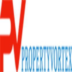 Logo with red "PV" and blue "PROPERTYVORTEX" text.