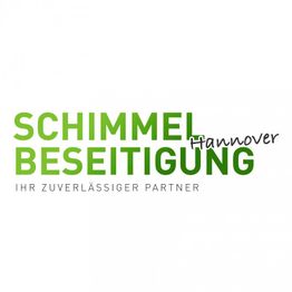 Logo von Schimmelbeseitigung Hannover in grüner Schrift mit dem Text "Ihr zuverlässiger Partner".