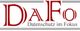 Logo mit rotem Text „DaFo“ und Untertitel „Datenschutz im Fokus“.